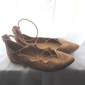 Nude Report lace up sandals
